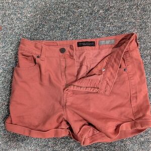 Aeropostale Women's High-Waisted Terracotta Shorts